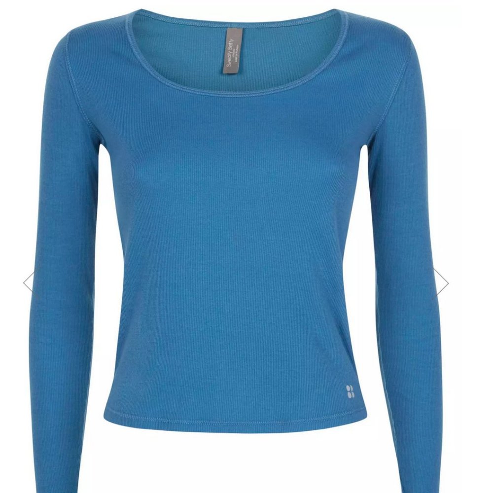 Sweaty Betty Tadasana Ribbed Yoga Top (S)